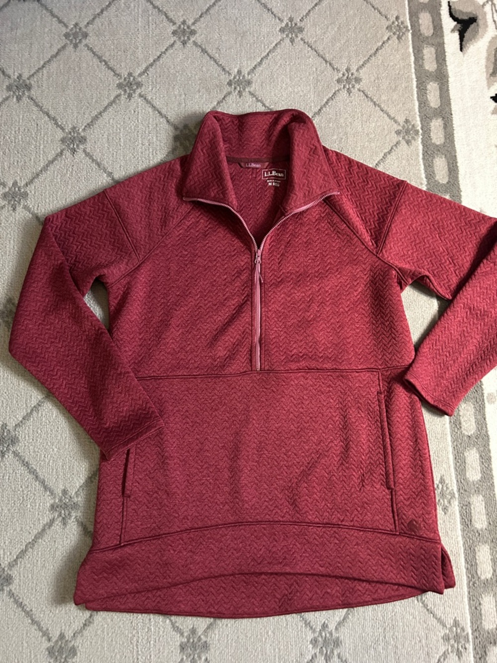 L.L. Bean Women's Flex Forward Quilted Half-Zip Pullover